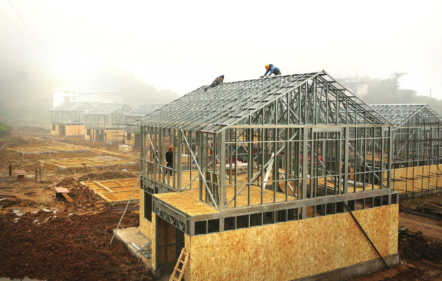 未来农村自建房都是轻钢结构
