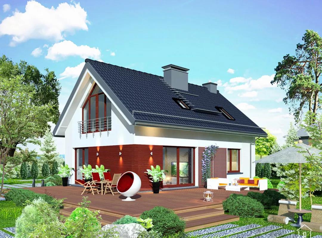 推荐10套北欧风格轻钢别墅户型图,现代风格小别墅.