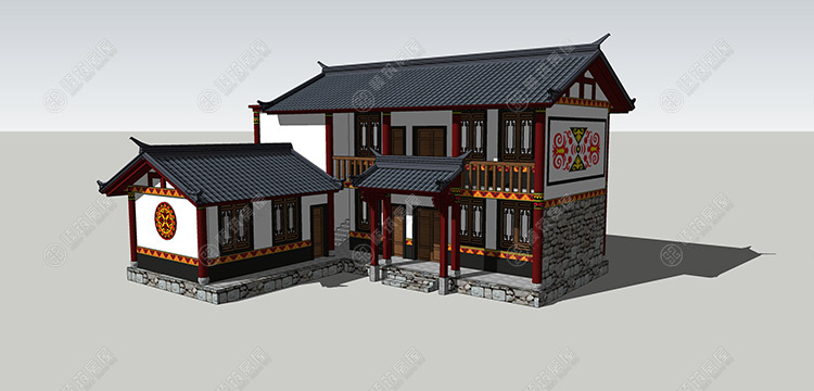 彝族房屋设计-5