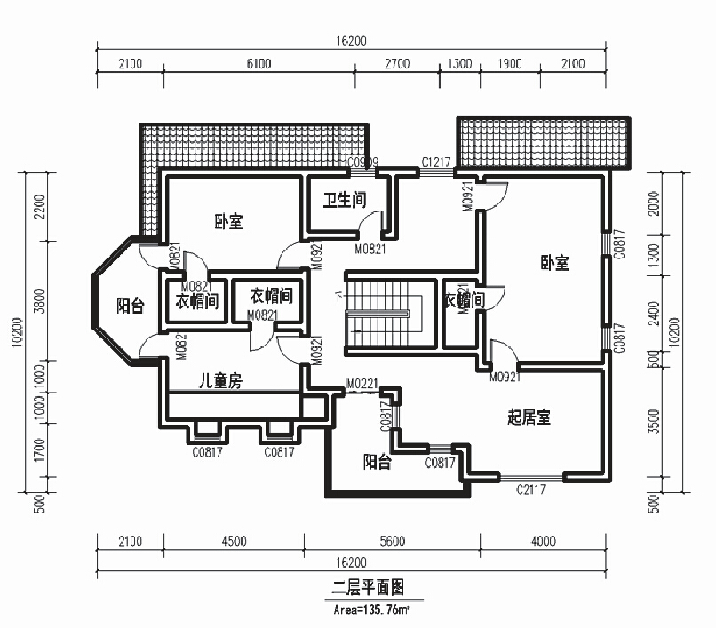 轻钢别墅-户型图2