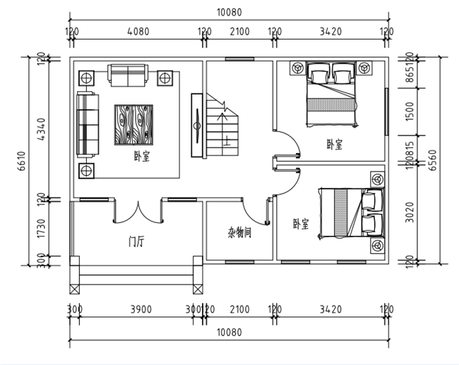 一层建筑平面布置