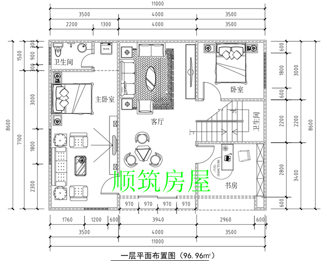 轻钢别墅平面图