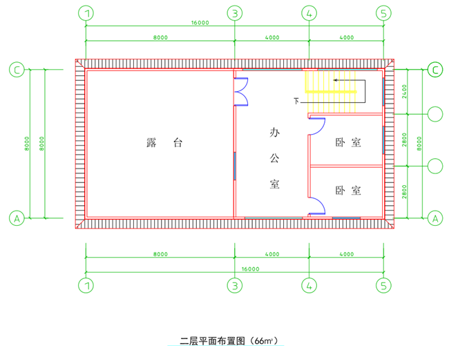 二层平面图