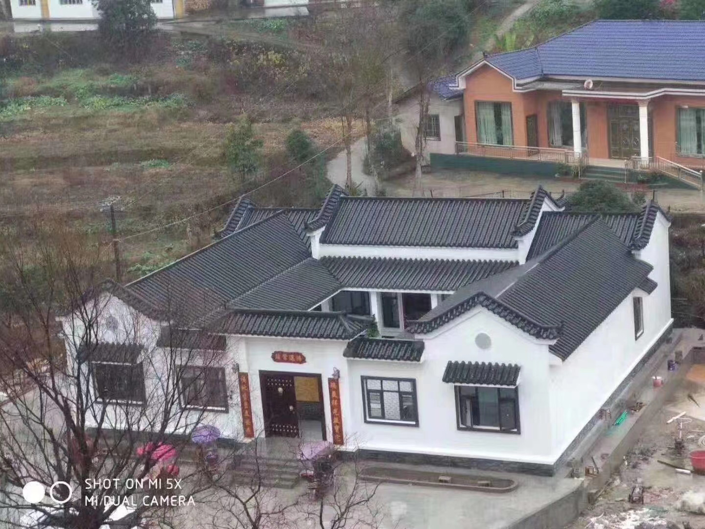 单层轻钢结构四合院