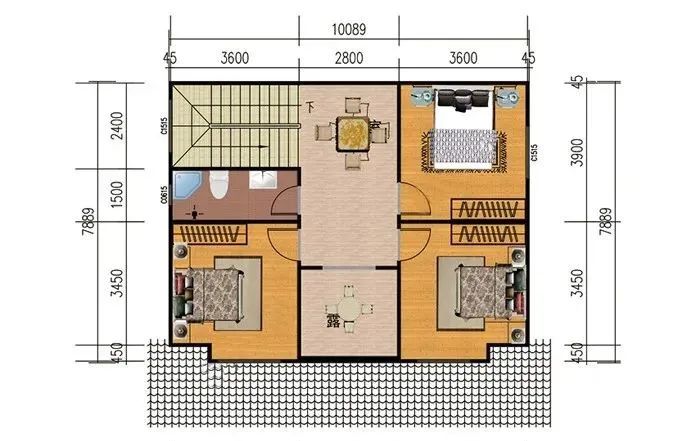 长10米宽9米建房图纸图片